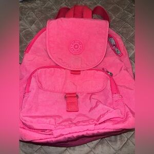 kipling backpack small pink